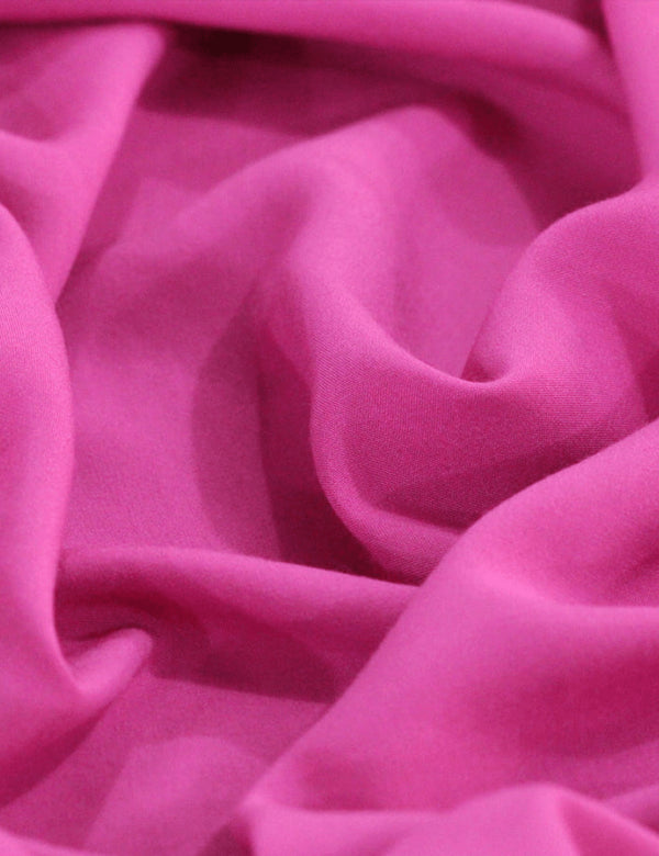 Tecido Viscose Lisa Lual - Neo Pink Vita - 100% Viscose - Largura 1,45m