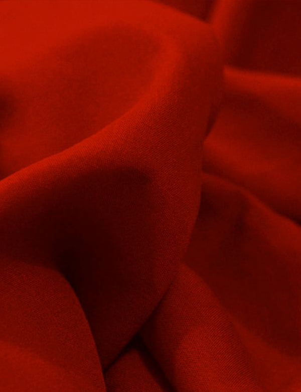 Tecido Viscose Lisa Lual - Pop Rouge - 100% Viscose - Largura 1,45m