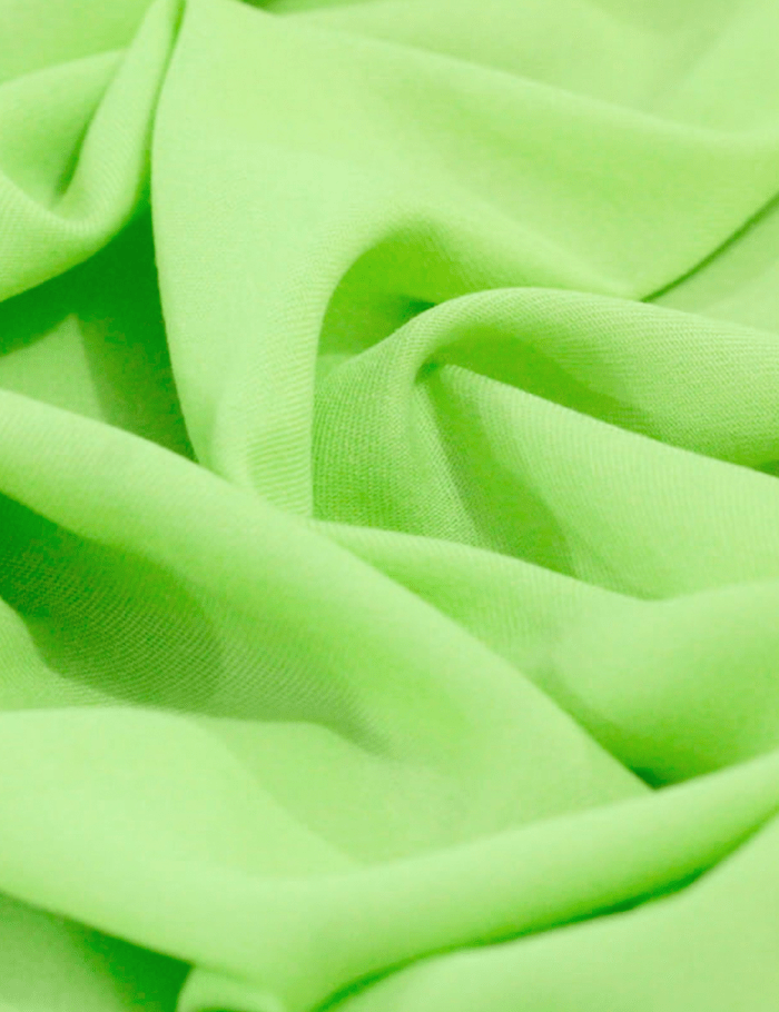 Tecido Viscose Lisa Sarjada Premium - Brilho Verde - 100% Viscose - Largura 1,45m