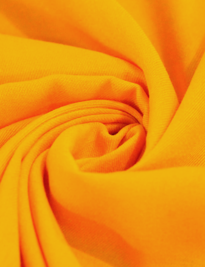 Tecido Viscose Lisa Sarjada Premium - Dark Cheddar - 100% Viscose - Largura 1,45m