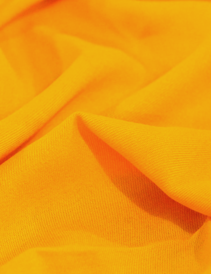 Tecido Viscose Lisa Sarjada Premium - Dark Cheddar - 100% Viscose - Largura 1,45m