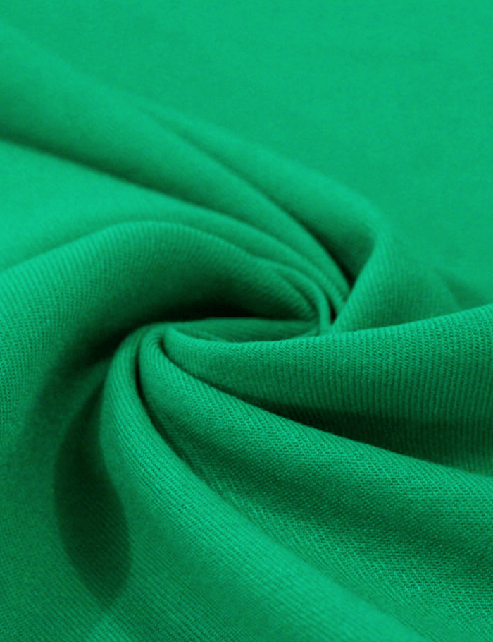 Tecido Viscose Lisa Sarjada Premium - Green Vita - 100% Viscose - Largura 1,45m